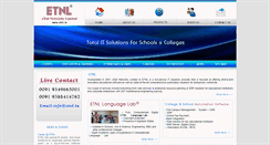 Desktop Screenshot of etnl.in